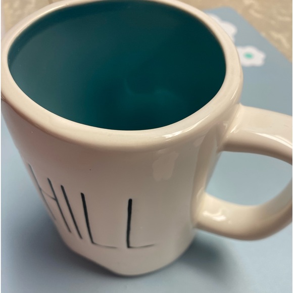 Rae Dunn Artisan Collection by Magenta “Chill” Ceramic White Mug ☕️ - Picture 11 of 12